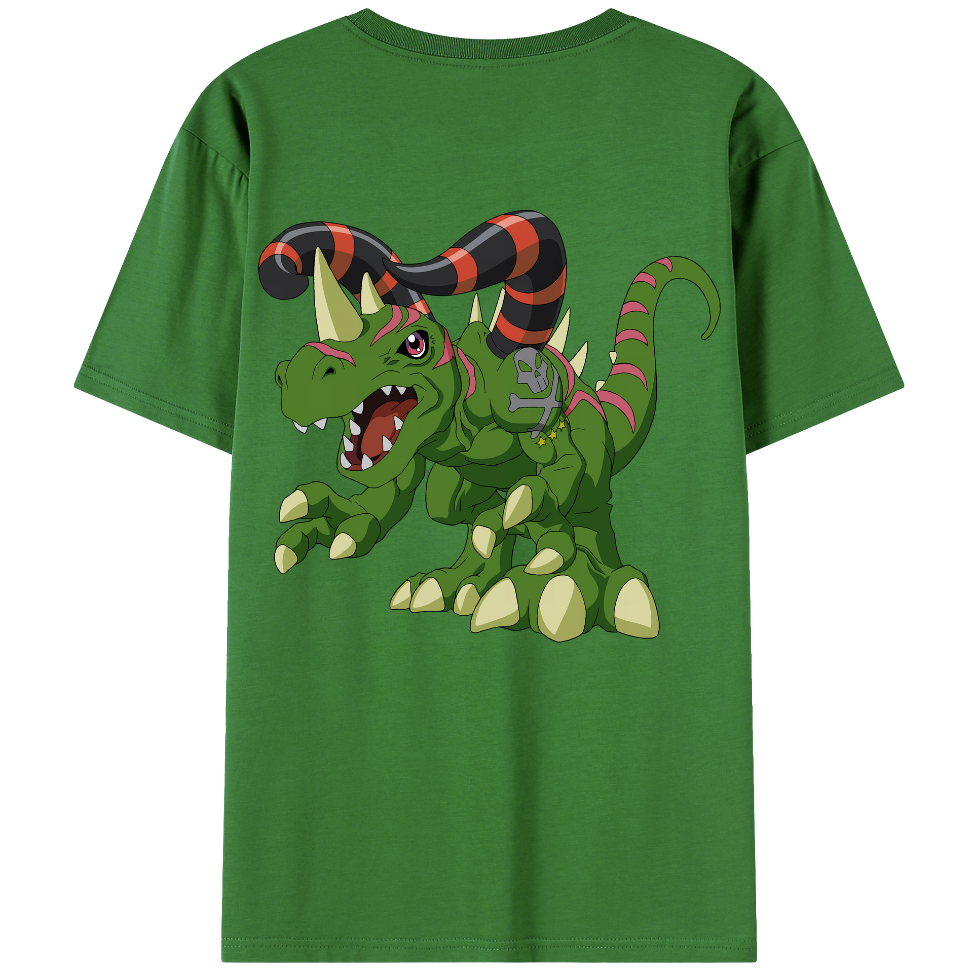（画像用） Digimon デジタルモンスター/デジモン レディース半袖Tシャツ(バックプリント)